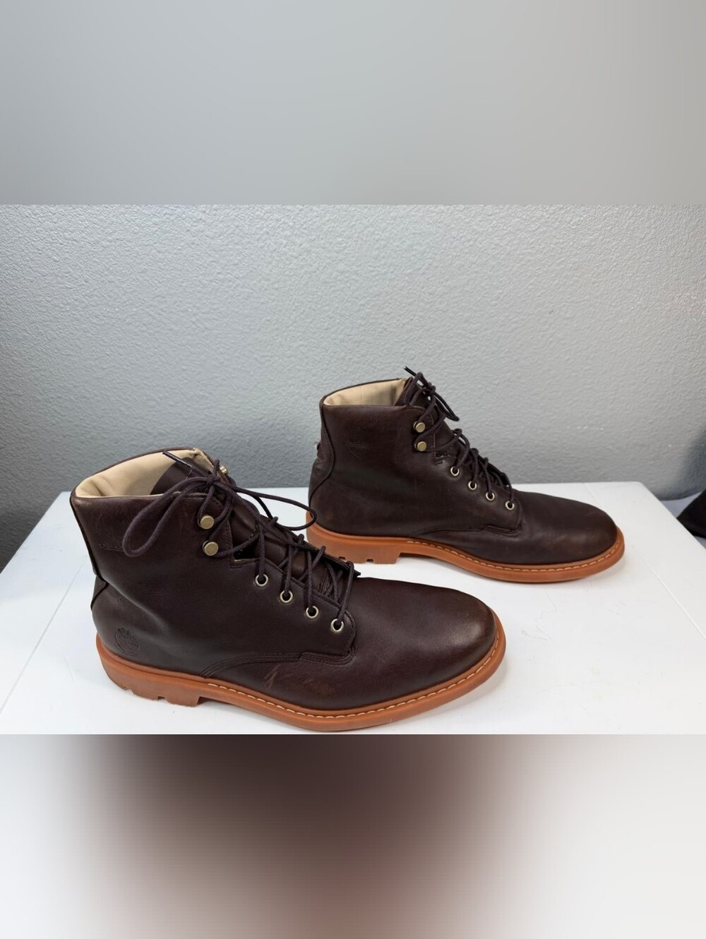 Timberland AFHP-A5050 Men's Shoes EU 44 Dark Brown Leather High-Top size 10 EUC